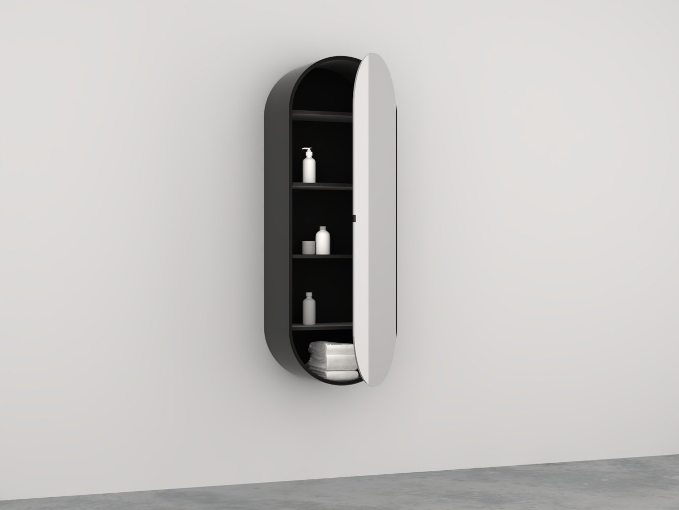 Cielo, Elio Specchio contenitore 145x50 cm