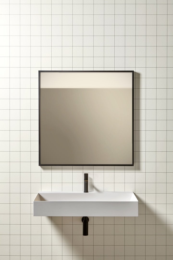 antoniolupi, Dialoganti Specchio con luce 90x90 cm