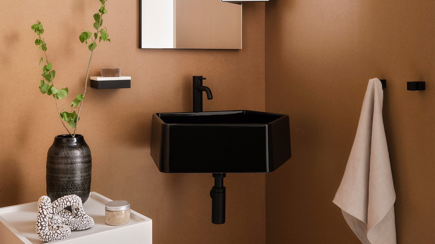 Cielo, Kanto Lavabo sospeso 50x52 cm