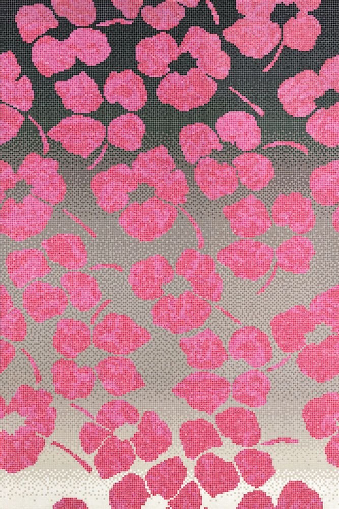 Bisazza, Bougainvillier mosaico 32x32 cm
