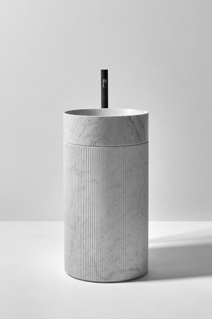 antoniolupi, Rigatino_Stone Washbasin diam. 45 cm