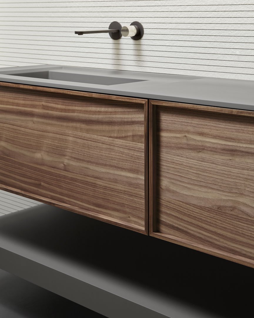 antoniolupi, Riquadro Vanity Unit 180x47 cm