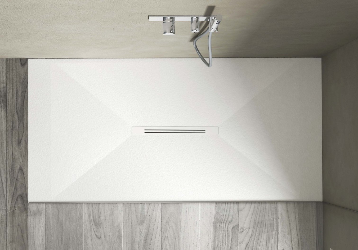 Disenia, Krus Shower tray 80x120 cm WHITE