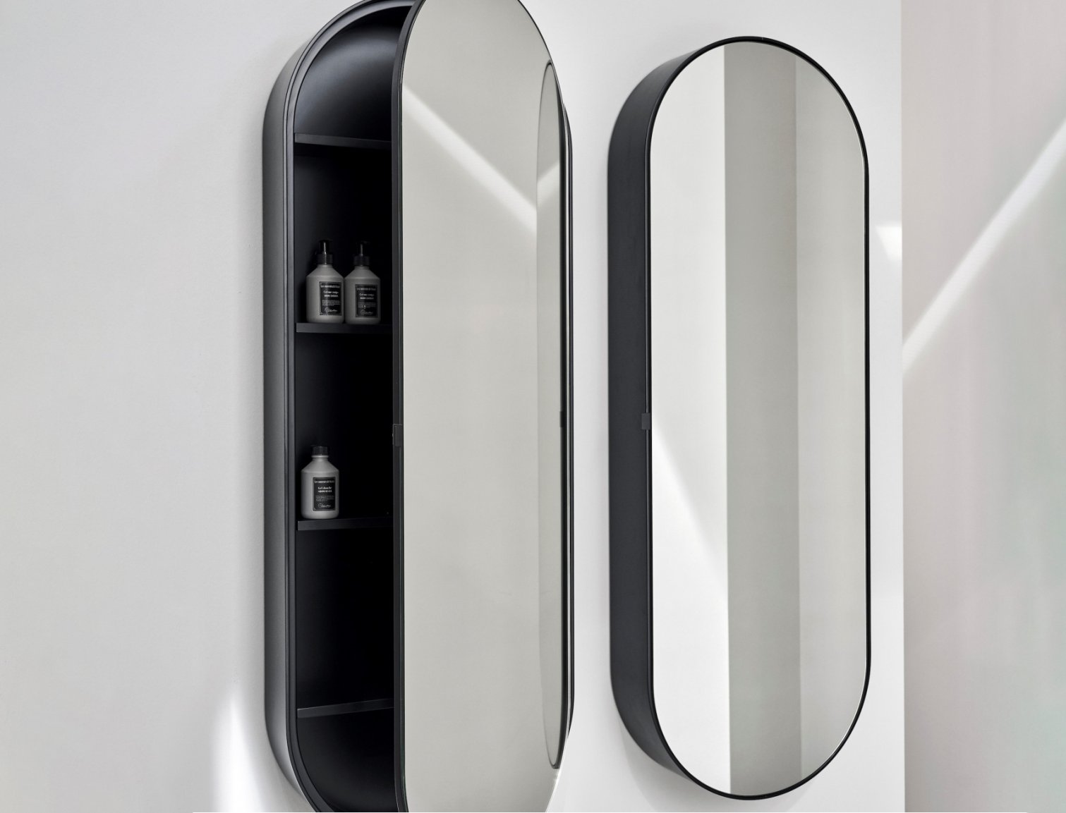 Cielo, Elio Slim Storage mirror 145x50 cm