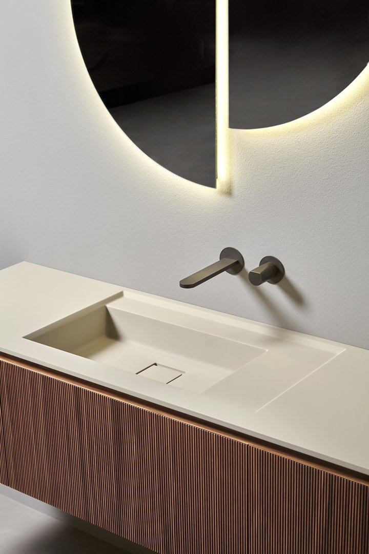 antoniolupi, Binario03 Vanity unit 144x47 cm