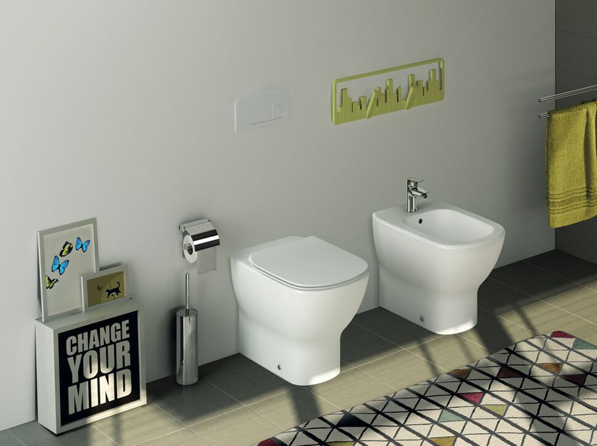 Ideal Standard, Tesi Coppia sanitari Bianco Seta