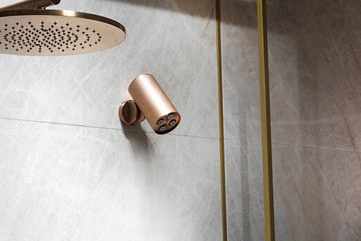Gessi, Cesello Soffione Copper Brushed PVD