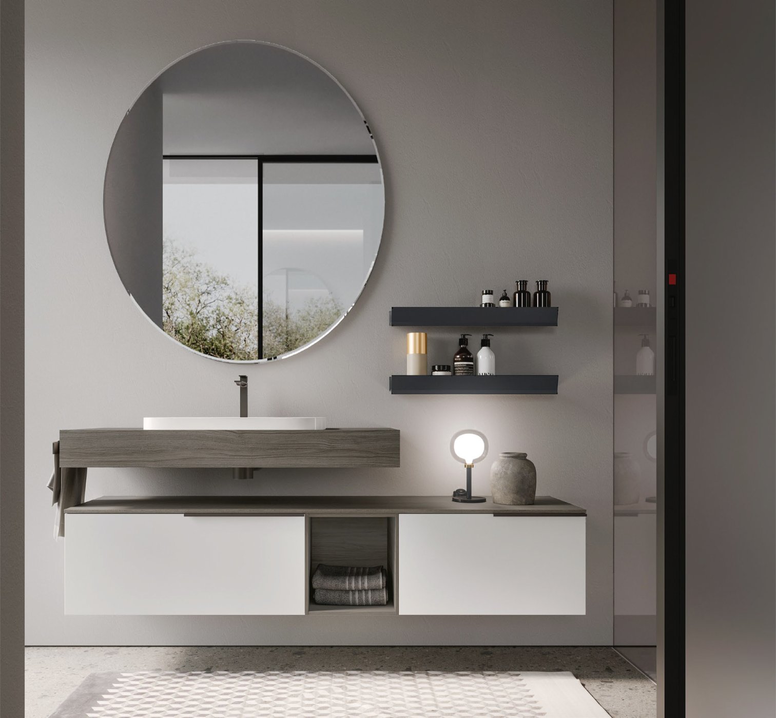 Idea, My Time Vanity unit 195x45,5 cm