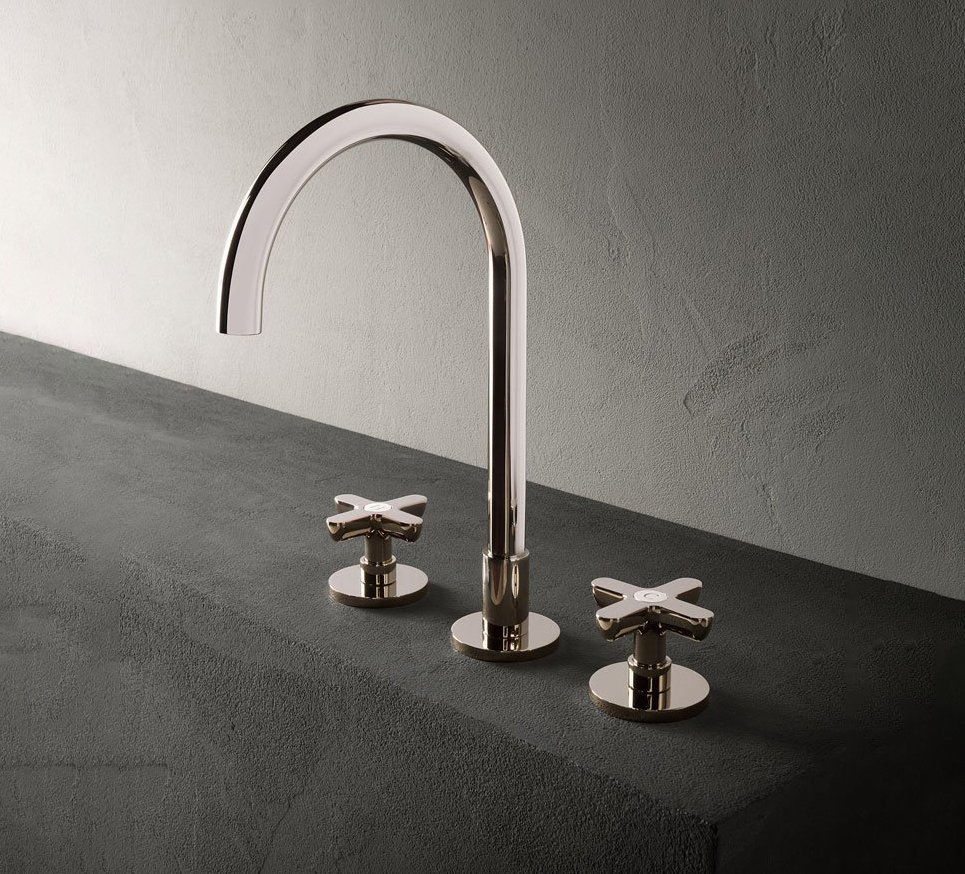 Fantini, Icona Classic Gruppo lavabo Nickel PVD
