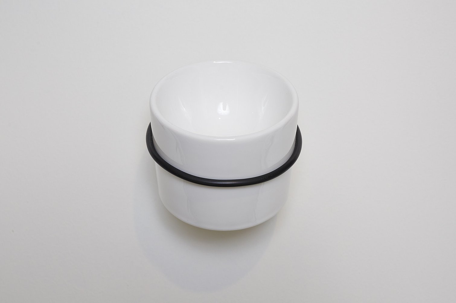 Agape, Bucatini Portasapone Ceramica Bianca