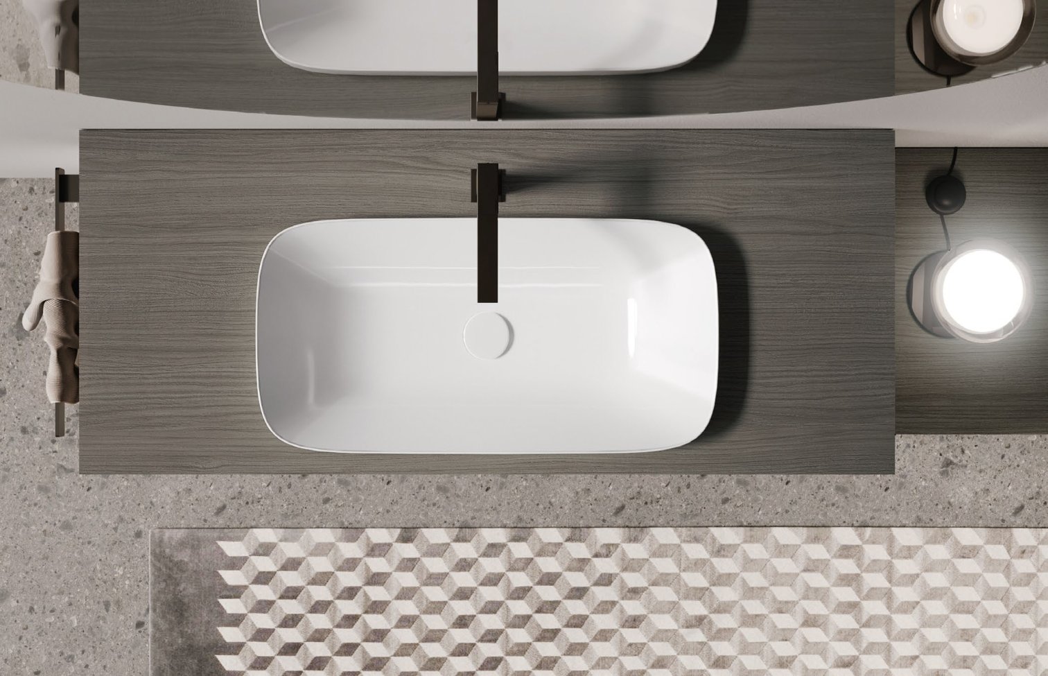 Idea, My Time Vanity unit 195x45,5 cm