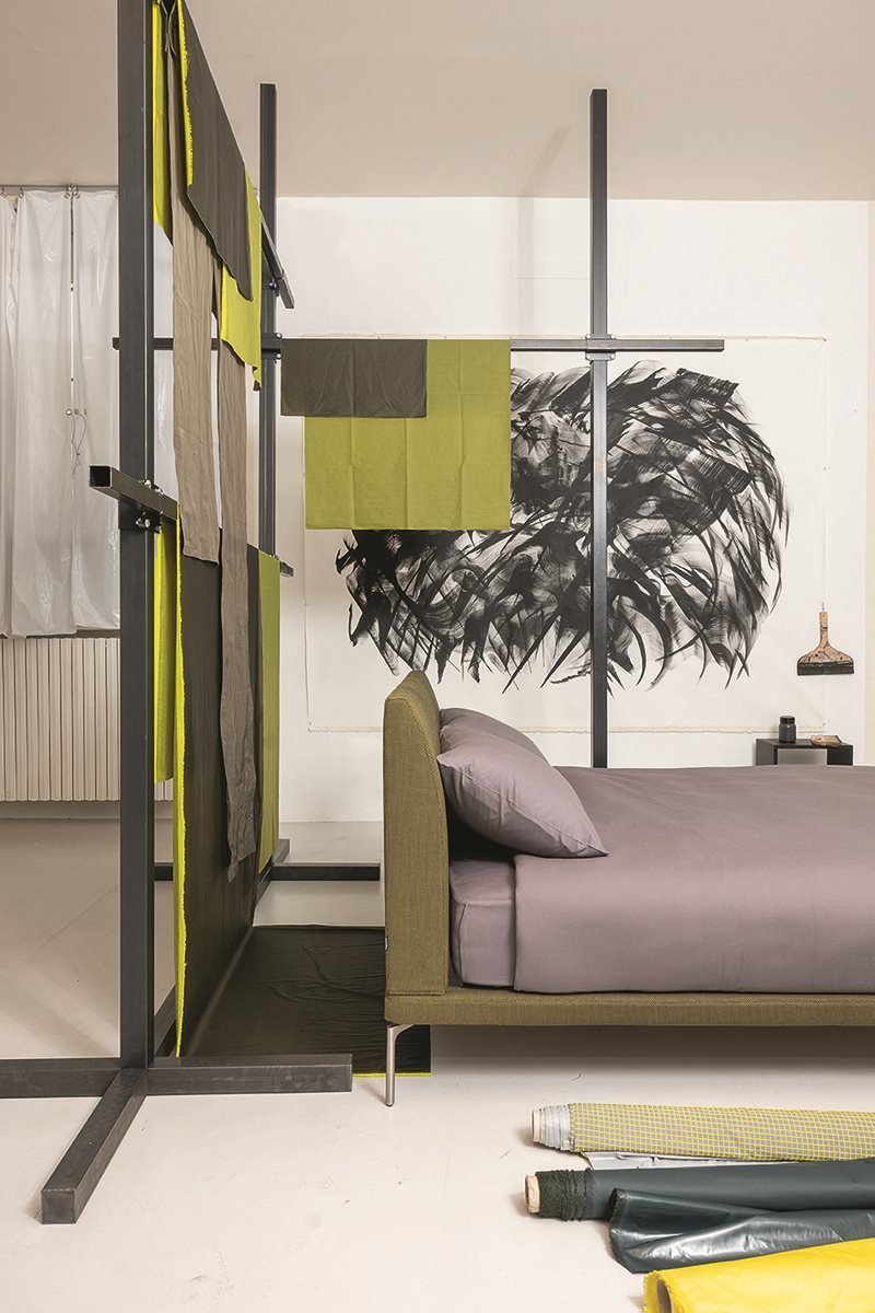 Zanotta, Talamo Bed for mattress 200x200 cm