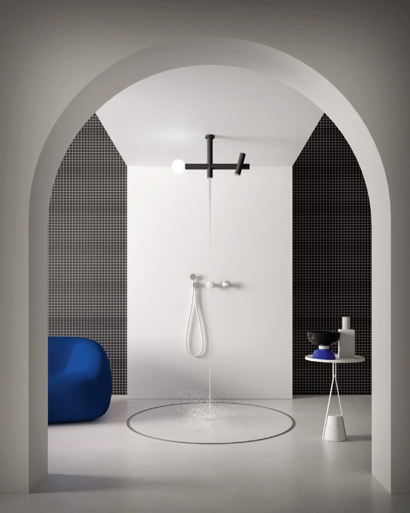 antoniolupi, Apollo Showerhead with lighting