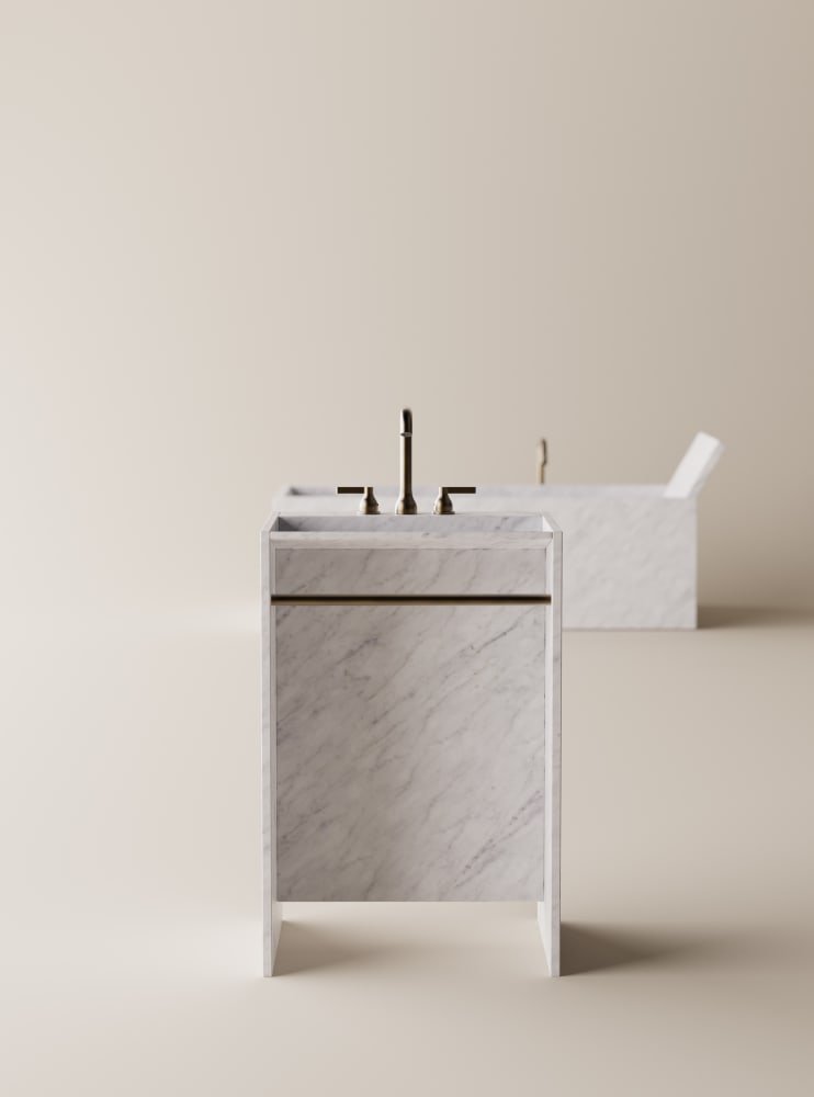 Agape, Face à Face Lavabo freestanding 60x50 cm