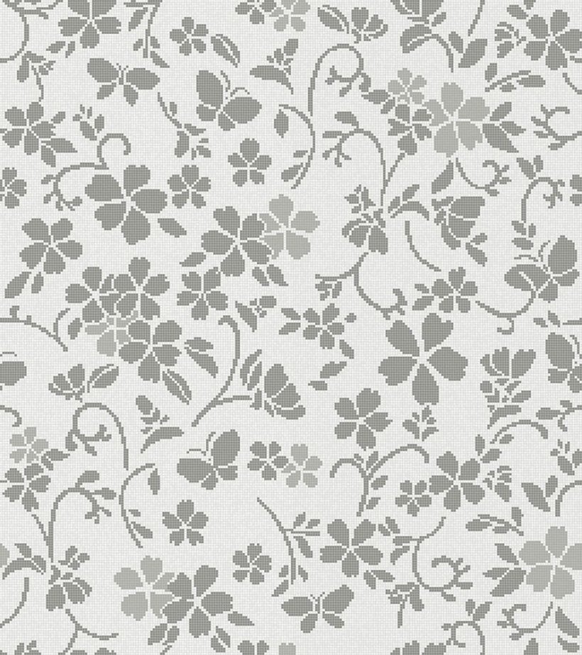 Bisazza, Hana-Flower Light mosaico 32x32 cm