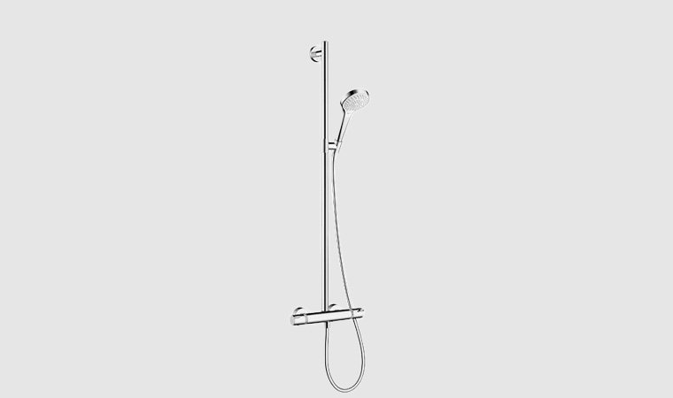 Hansgrohe, Croma Select E Multi SemiPipe Colonna doccia