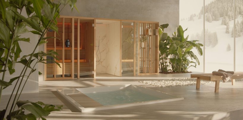 Effe, Yoku Spa Shelf Sauna hammam shower
