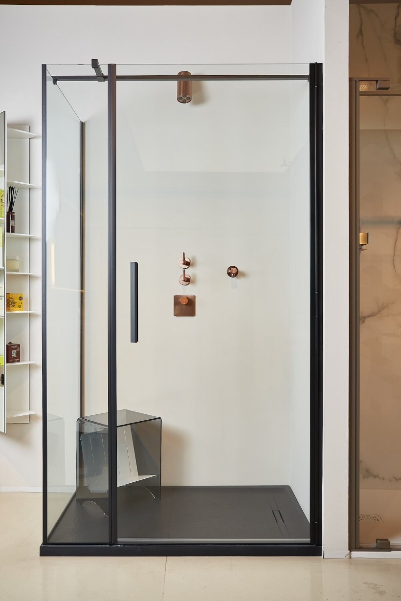 Disenia, Luce Shower cubicle 120x80 cm