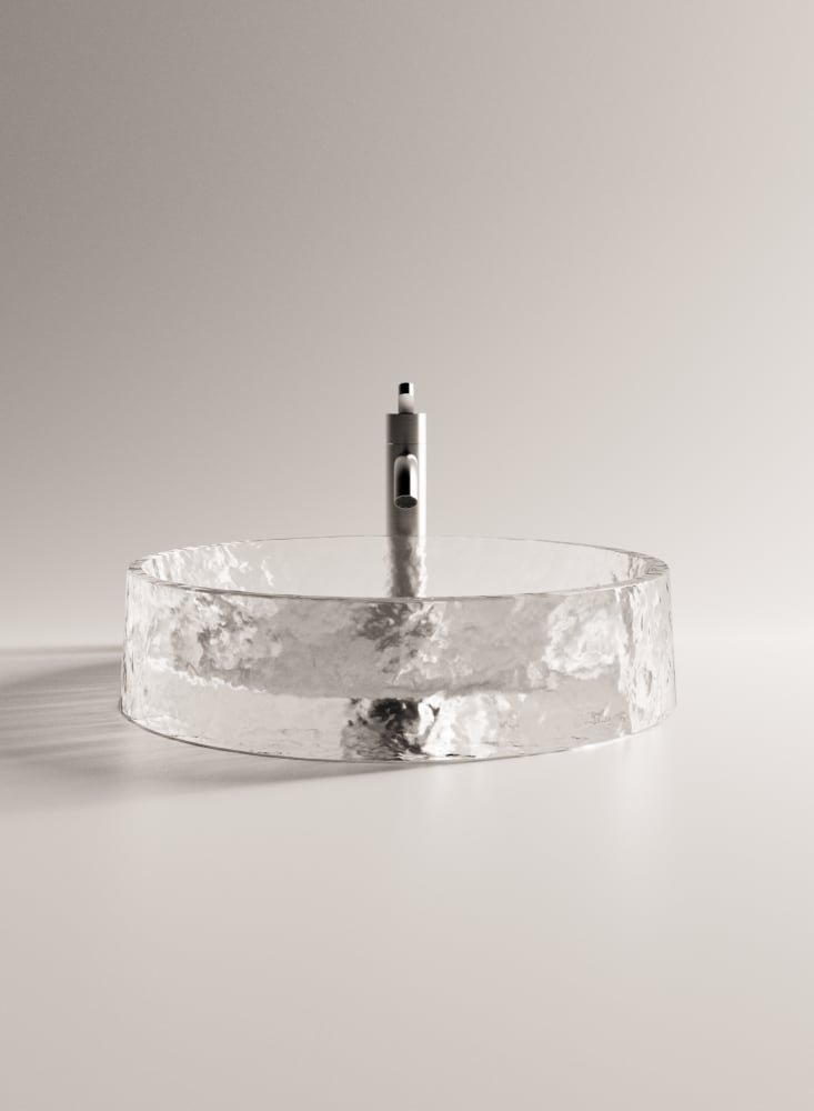 Agape, Massicci Lavabo diam.44 cm