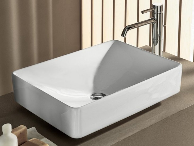Geberit, VariForm Lavabo da appoggio 55x40 cm