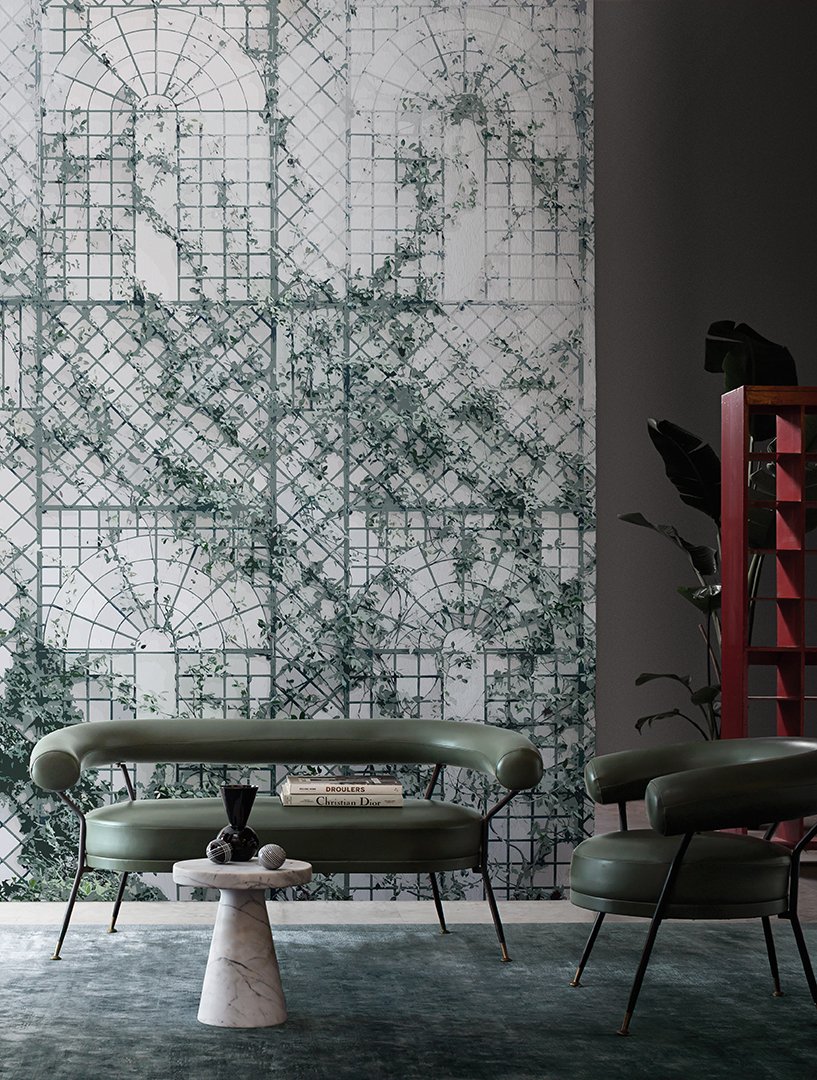 Wall&decò, Treillage Wallpaper