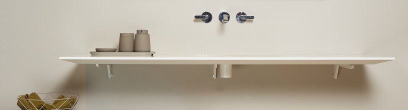 Agape, Ell Top lavabo L.160 cm