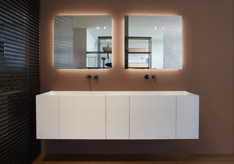 antoniolupi, Street Mobile doppio lavabo L185 cm