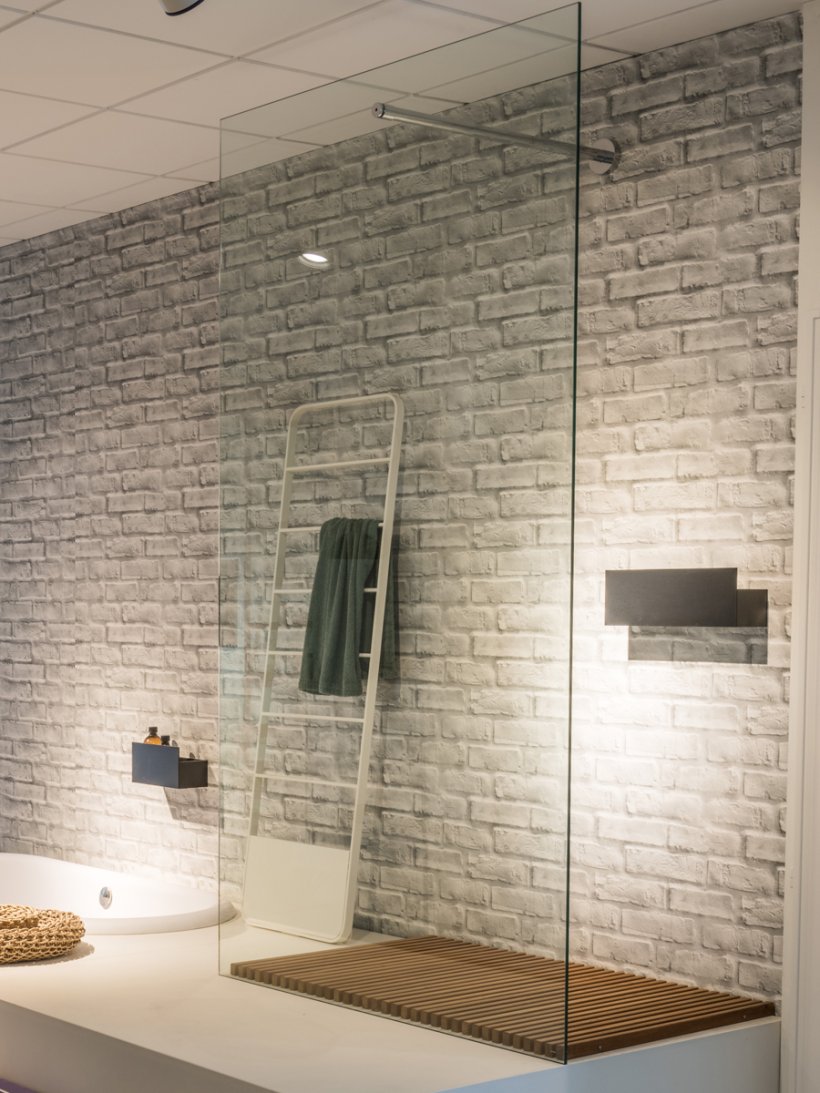 Agape, Flat D Shower 120x80 cm