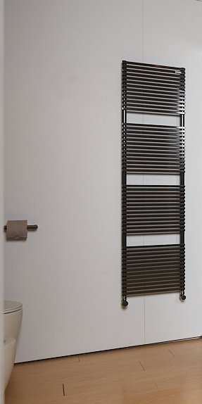 Tubes, Kubik Scaldasalviette Grigio Ombra Lucido 153x40 cm