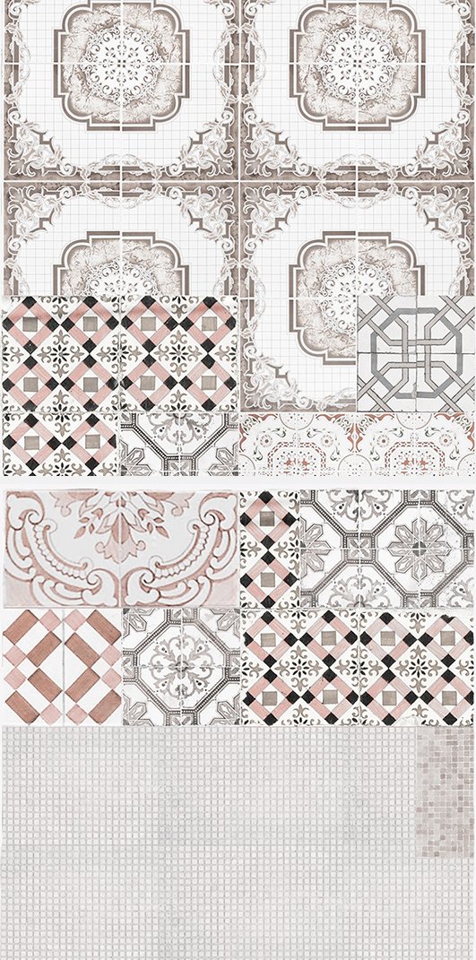 Wall&decò, Tell Me Tiles TS Wallpaper