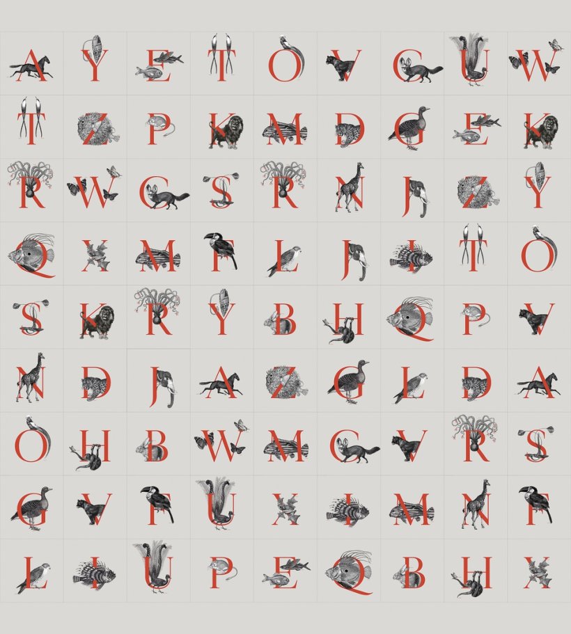 Wall&decò, Animal Codex Wallpaper