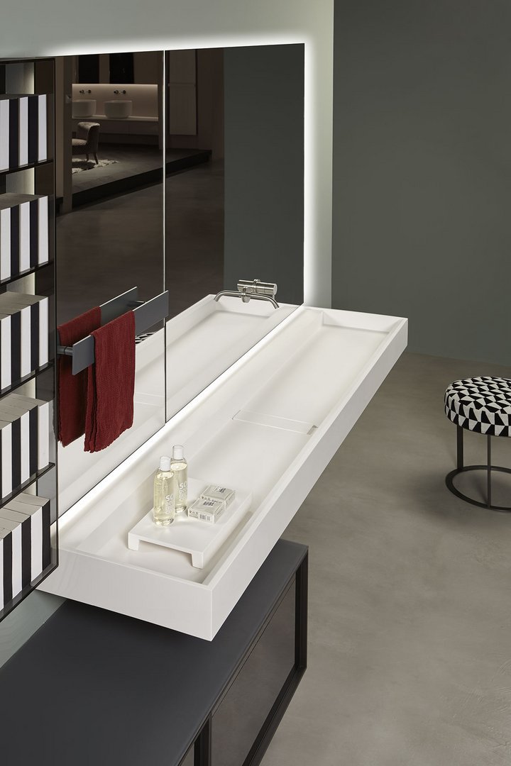 antoniolupi, Canale Washbasin 143x47 cm