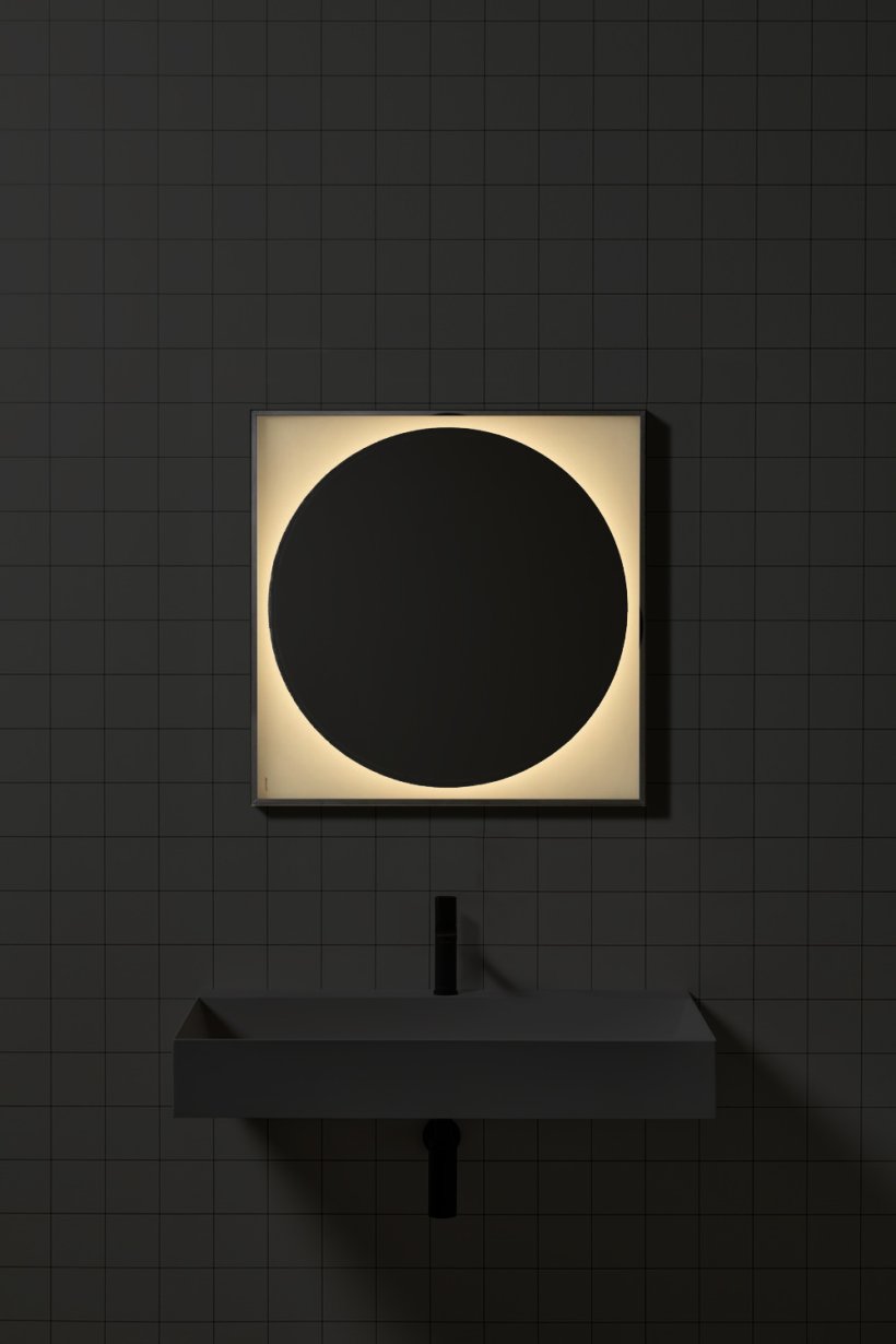 antoniolupi, Dialoganti Mirror with light 70x70 cm