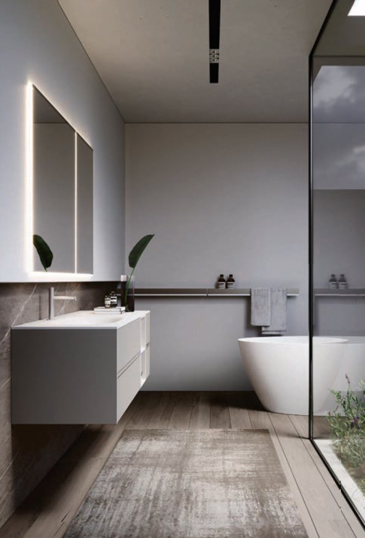 Aqua, Nyù Vanity unit 168x50 cm