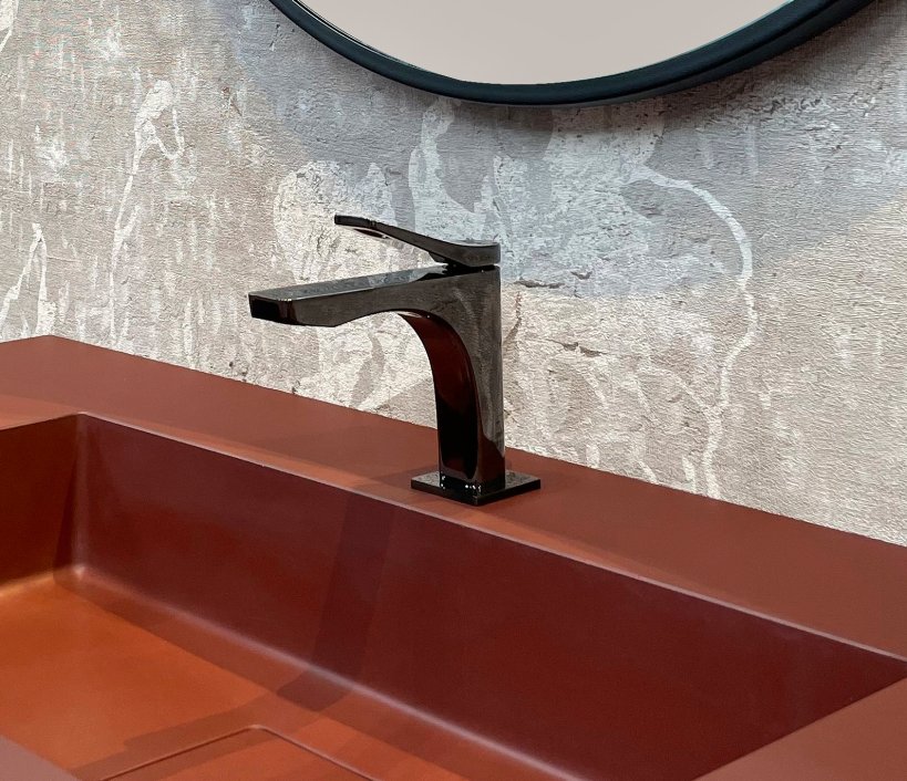 Gessi, Rilievo Miscelatore lavabo Black Metal PVD