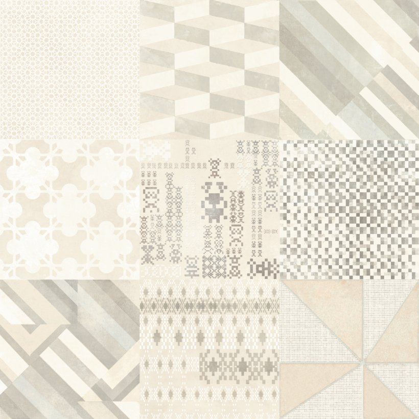 Mutina, Azulej Combination white 20x20 cm