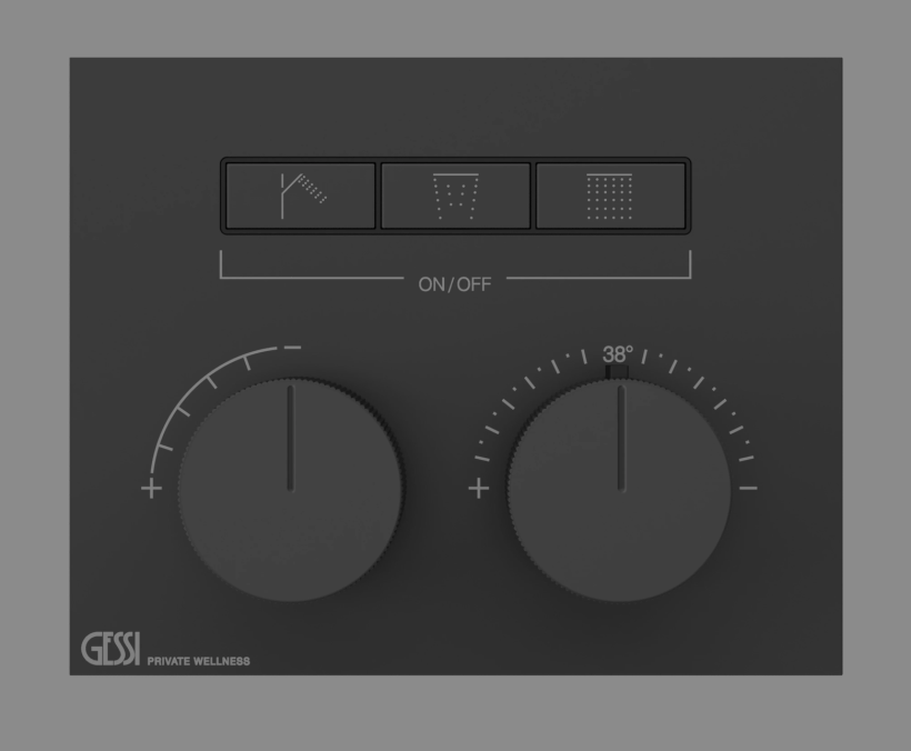 Gessi, Hi-Fi Compact Miscelatore termostatico