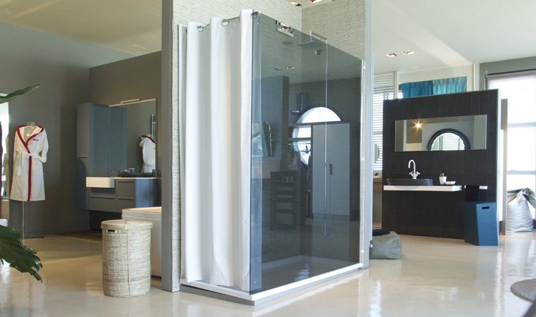 Disenia, Walk-in Parete doccia+tenda L 170 cm