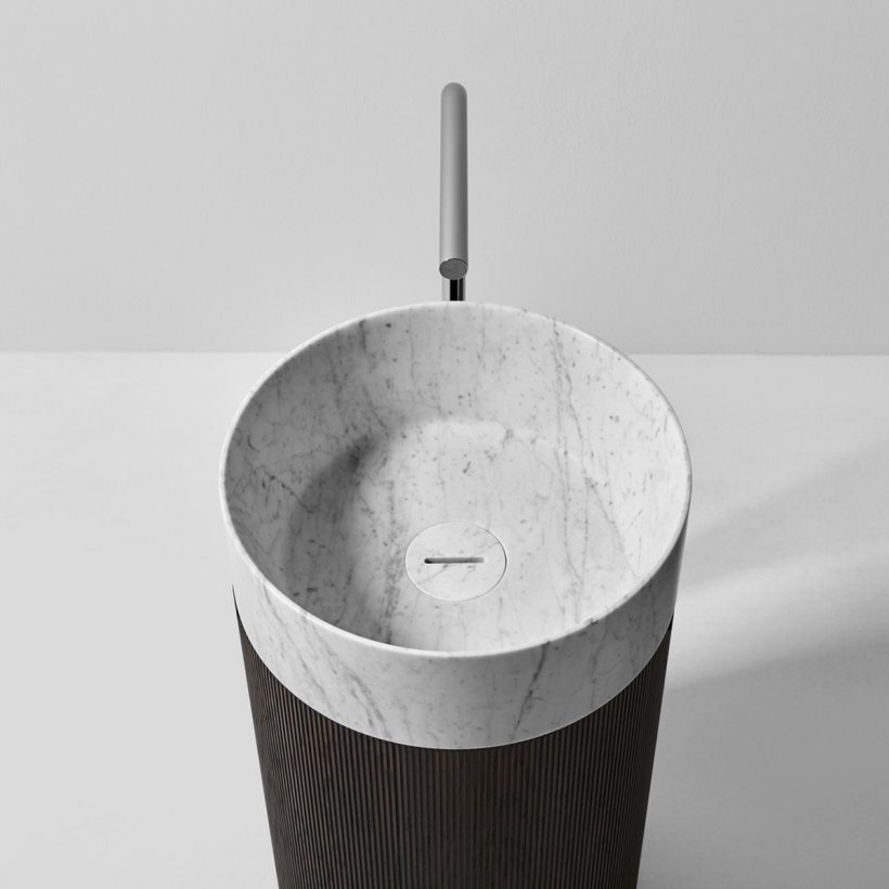 antoniolupi, Rigatino Washbasin diam.45 cm