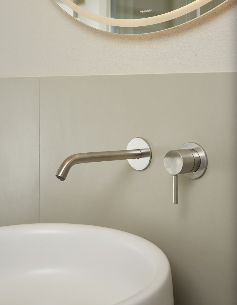 Fantini, Nostromo Small Wall-mount washbasin mixer