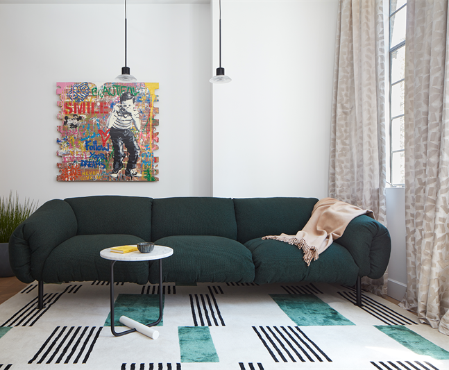 Zanotta, Za:Za 280x110 cm Sofa