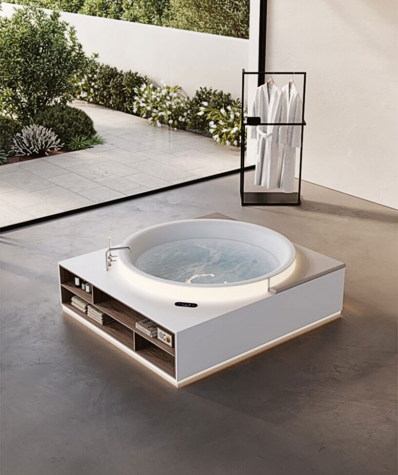 Disenia, Aretusa Whirlpool massage tub 175x160 cm