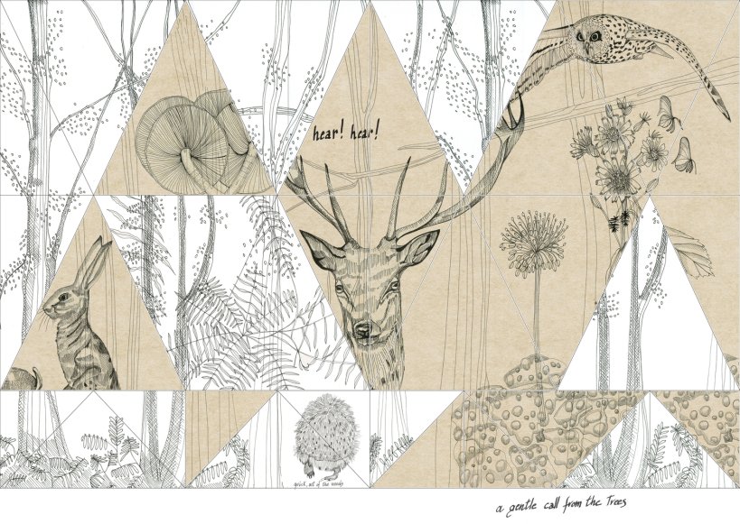 Wall&decò, Woodland Wallpaper