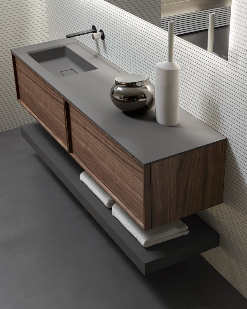 antoniolupi, Riquadro Vanity Unit 180x47 cm