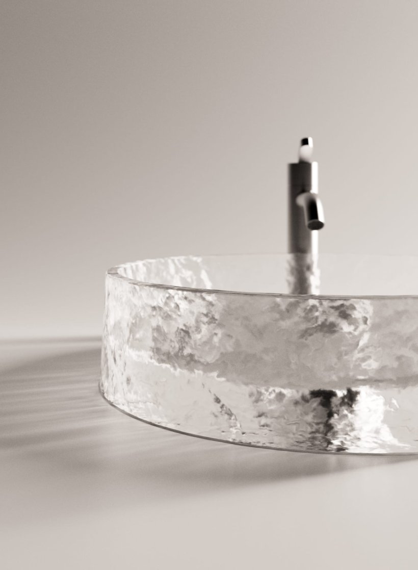 Agape, Massicci Lavabo diam.44 cm