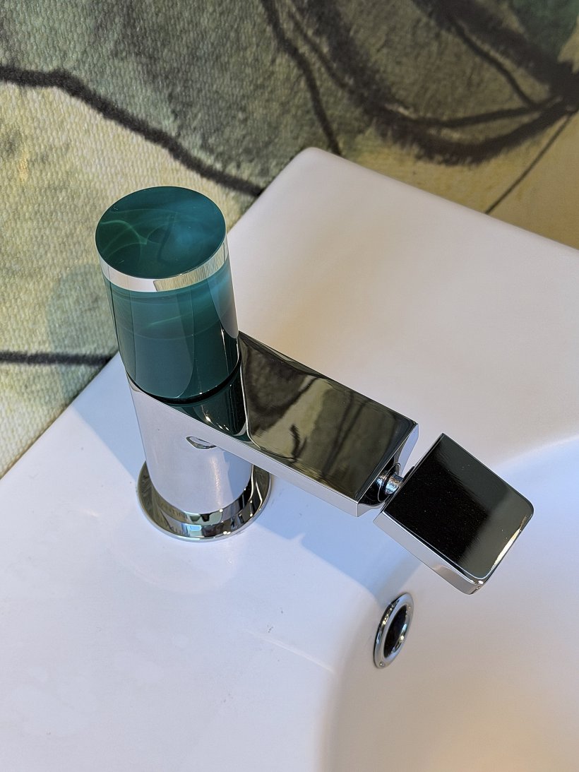Fantini, Nice Miscelatore bidet Maniglia Verde
