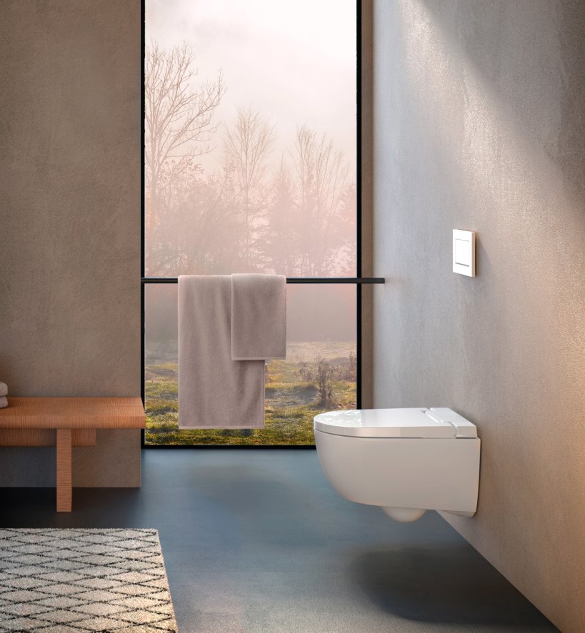 Geberit, AquaClean Alba Wall hung toilet