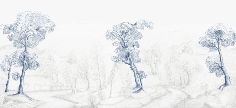 Wall&decò, Inner Forest Wallpaper