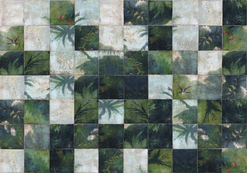 Wall&decò, Exotic Damier Wallpaper