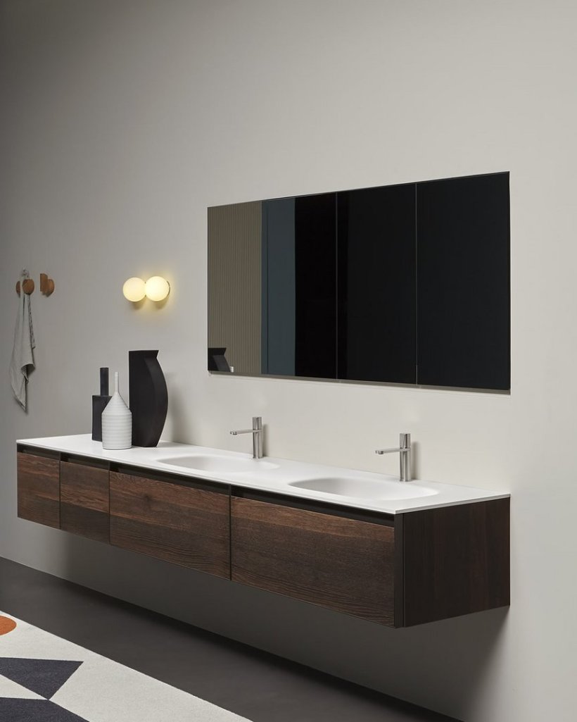 antoniolupi, Mantra Storage mirror 72x75 cm